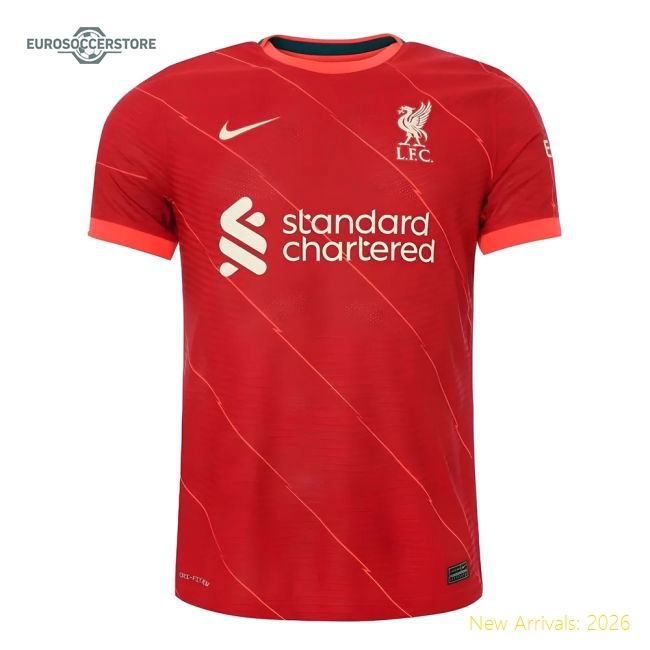 Kid-approved Liverpool Kids Jersey 2021-2022 Flexible Easy-care