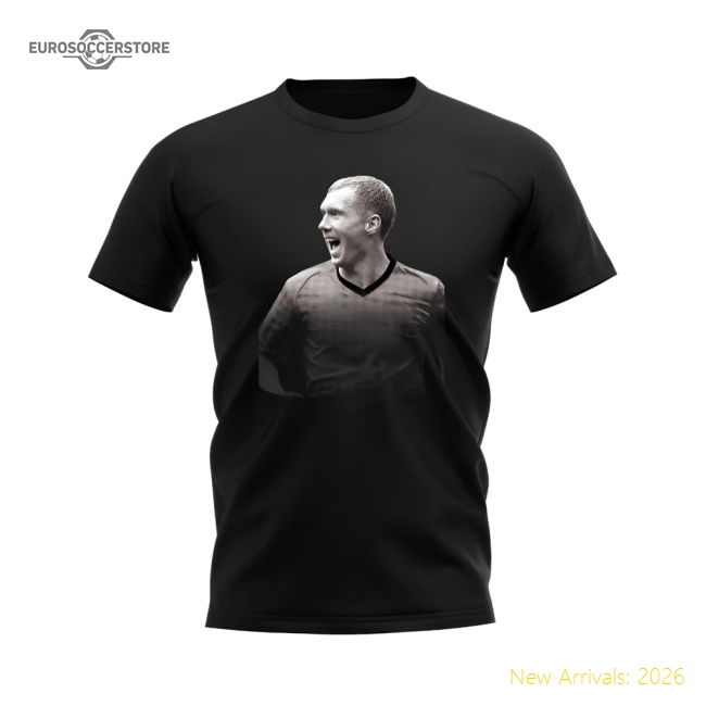 Paul Manchester Scholes United Legend T-Shirt (Black) In Multiple