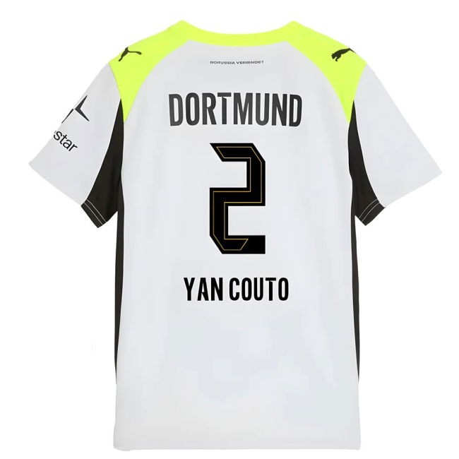 Replica Quality Borussia Dortmund Away Supporter Shirt (Kids) (Yan 2)