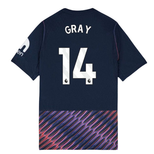 [FJH] 2026-2027 Tottenham Authentic Aero-Fit Match Away Shirt (Gray 14)