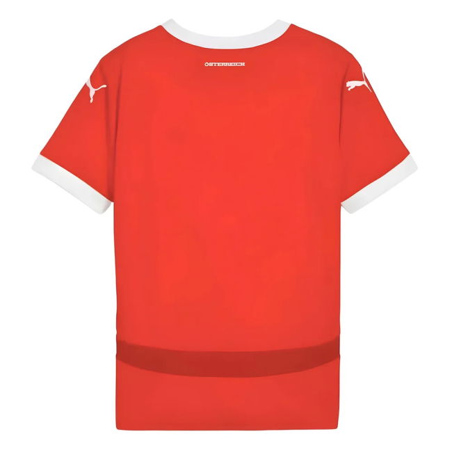 Kids Updated Austria Home Soccer Jersey 2024-2025