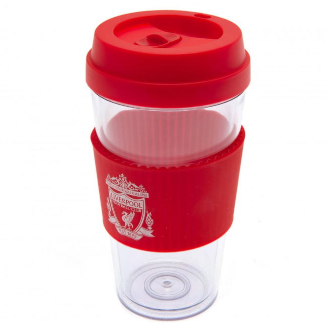Women's Liverpool FC Crest Silicone Grip Travel Mug