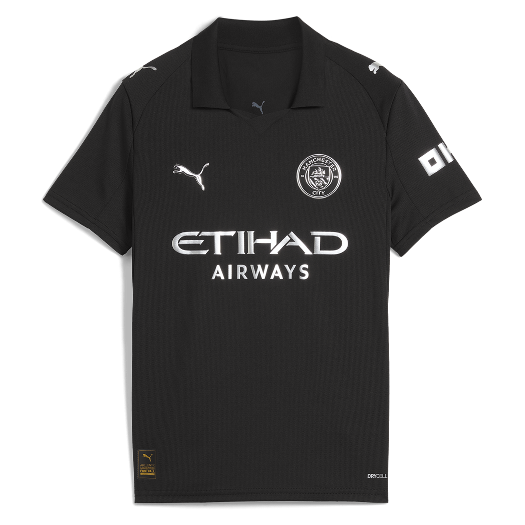 Manchester City 2025/26 Away Shirt #20 Youth Fan Edition