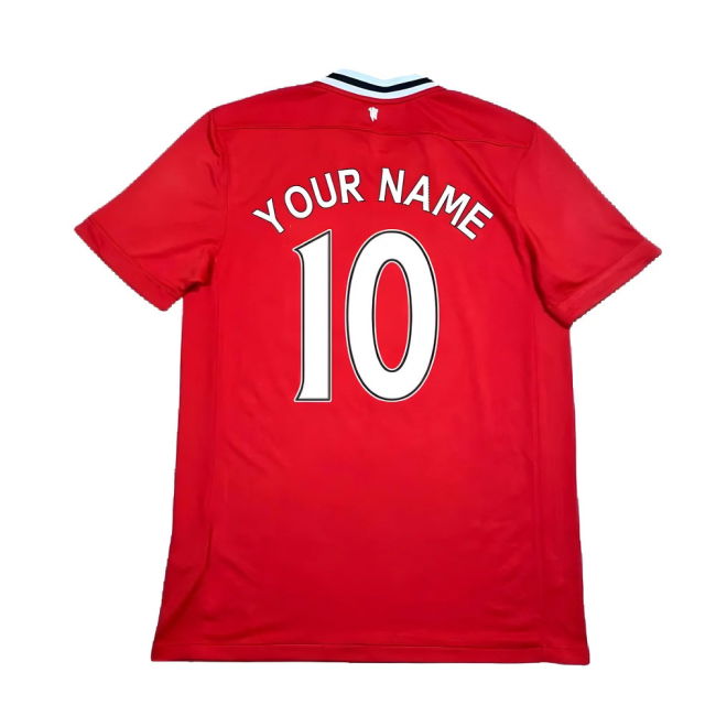 Manchester United 2011-12 Home Shirt ((Excellent) XL) (Your Name)