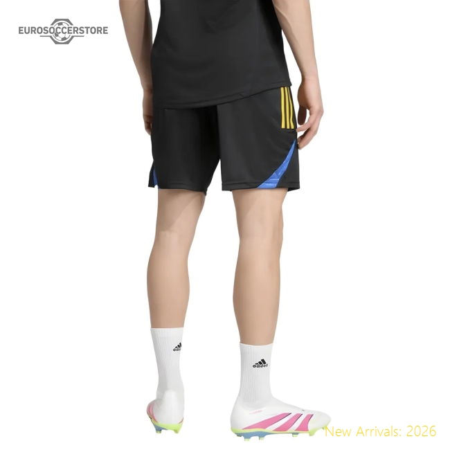 Premium 2025-2026 Man Utd Eu Training Shorts (black) - Premium