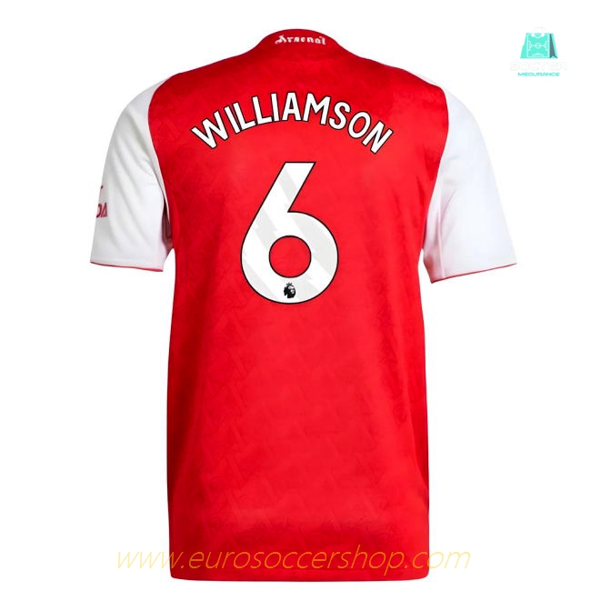 2025-2026 Arsenal Authentic Home Shirt (Williamson 6)