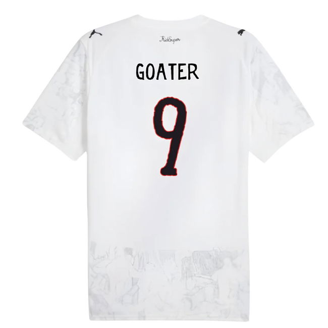 2025-2026 KIDSUPER x Manchester City CWC Shirt (White) (Goater 9)