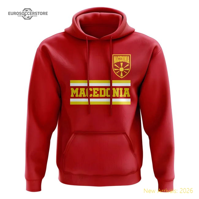 Macedonia Core Football Country Hoody (Red)