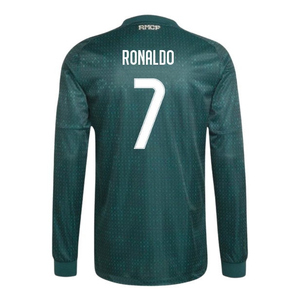 2026-2027 Real Madrid Authentic Long Sleeve Away Shirt (Ronaldo 7)