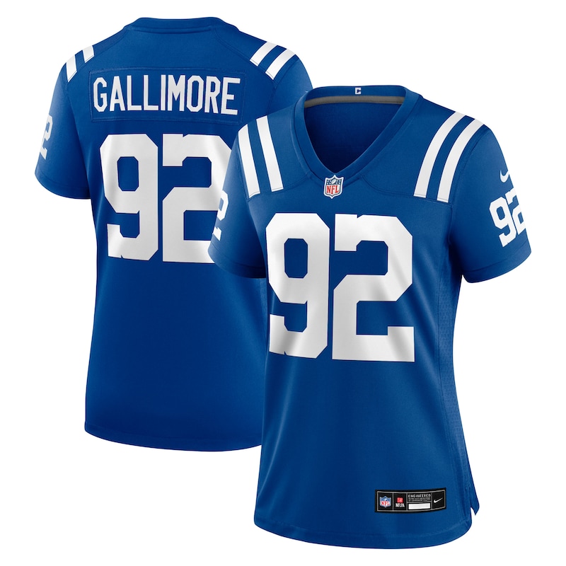 None Neville Gallimore Star Player IND Colts Durable Jersey for NFL Fa