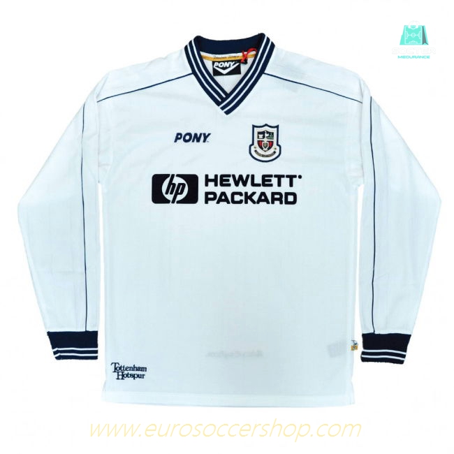 1997-1999 Tottenham Home LS Pony Retro Shirt (Berti 35)