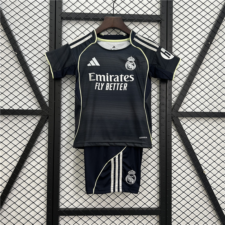 KidsYouth Real Madrid 2526 Away Kit ShirtShort - Official Replica