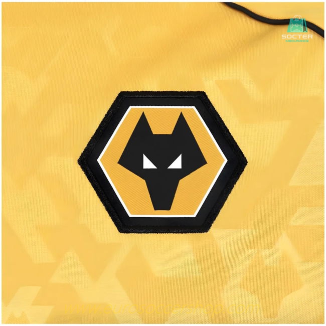 2024-2025 Wolves Pre Match Anthem Jacket - Gold