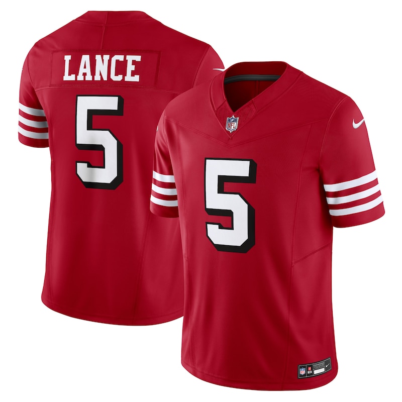 Trey Lance San Francisco 49ers Nike Vapor F.U.S.E. Limited J...