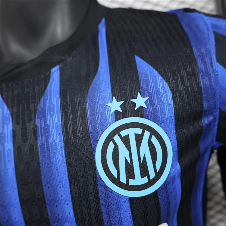 Breathable Inter Milan 2526 Home Football Shirt Authentic Version