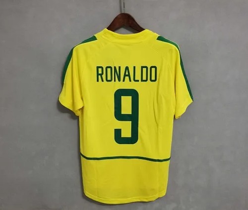 2002 Brazil Authentic Jersey Retro World Cup - Modern Comfort Fit -