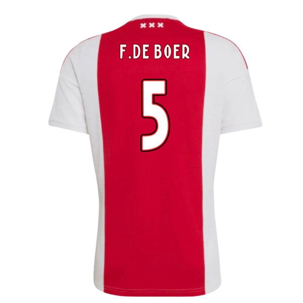 [FJH] 2026-2027 Ajax Home Shirt (Kids) (F.De Boer 5)