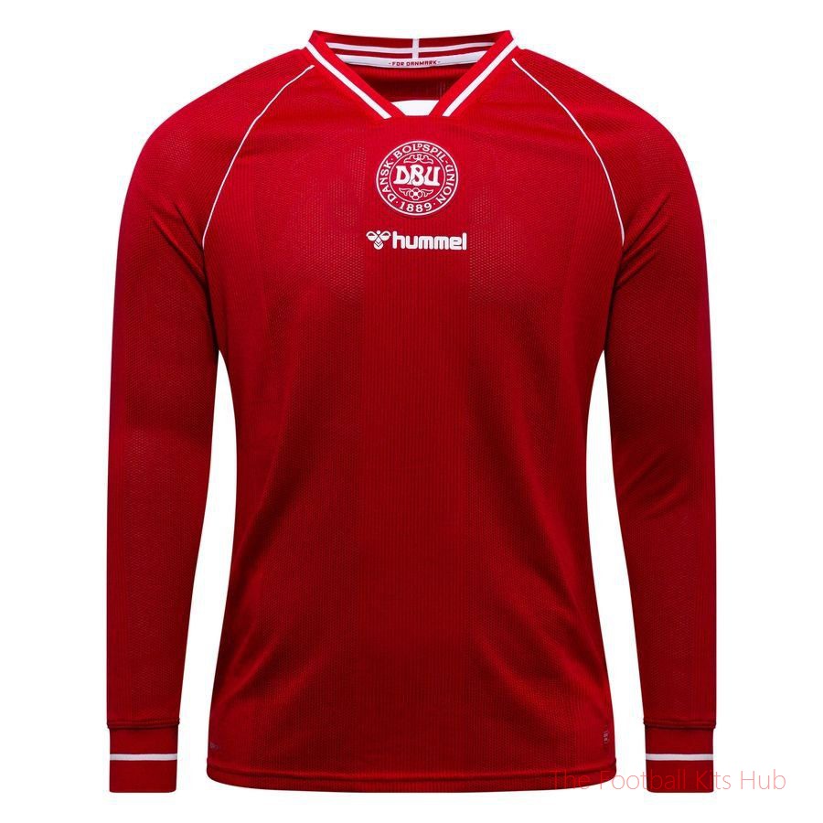 Denmark Home Shirt 2026/27 Pro Player Edition Long Sleeves