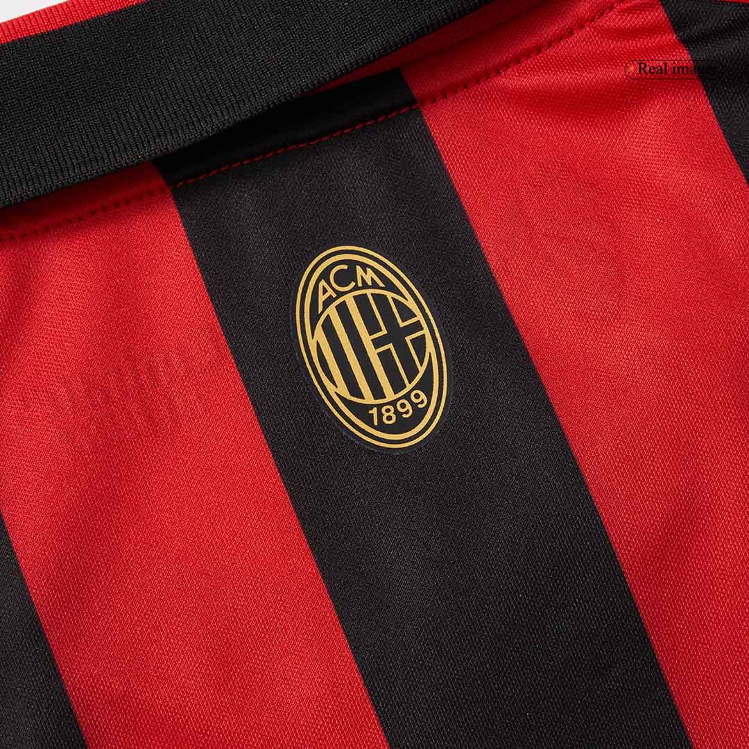 #125 AC Milan 125th Anniversary Long Sleeve Soccer Jersey 2024/25Authe