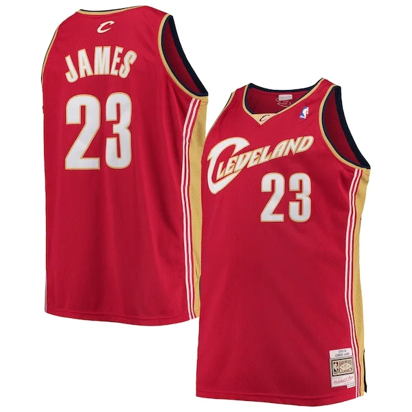 LeBron James CLE Swingman Jersey - vintage Basketball - Red basketball