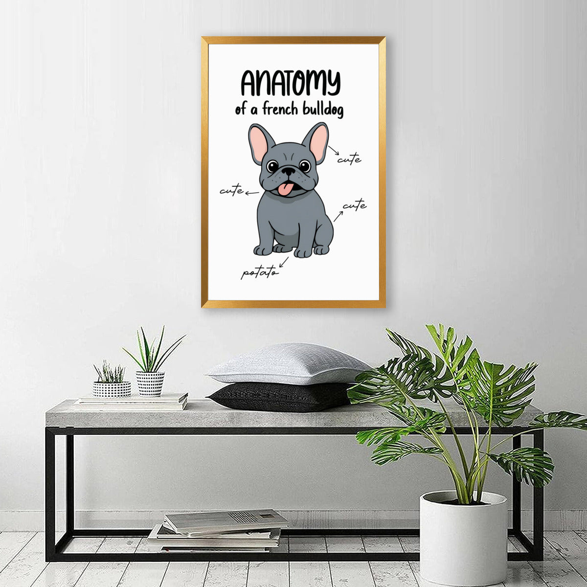 Biscuit - Vertical Framed poster • Wall Decoration