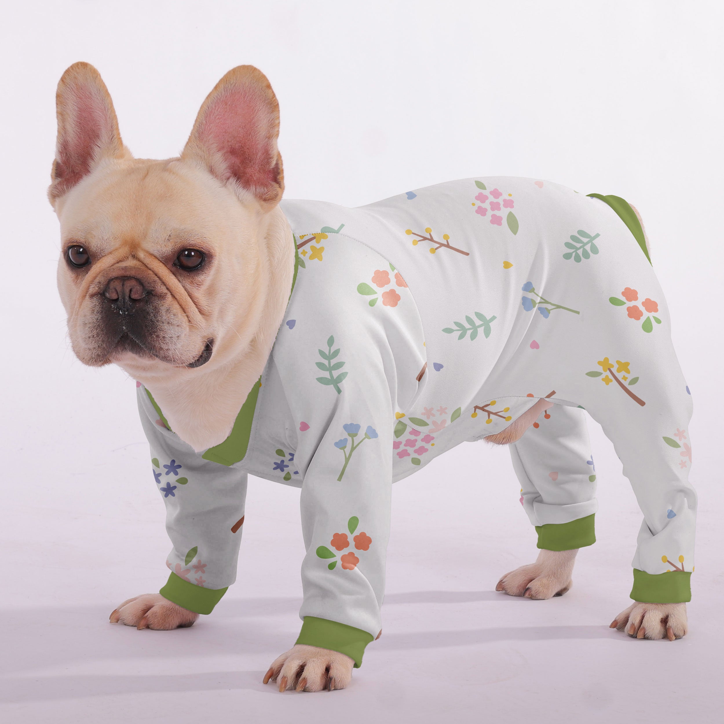 Durable Comfortable Aspen - Warm Frenchie Pajama Indoor Use