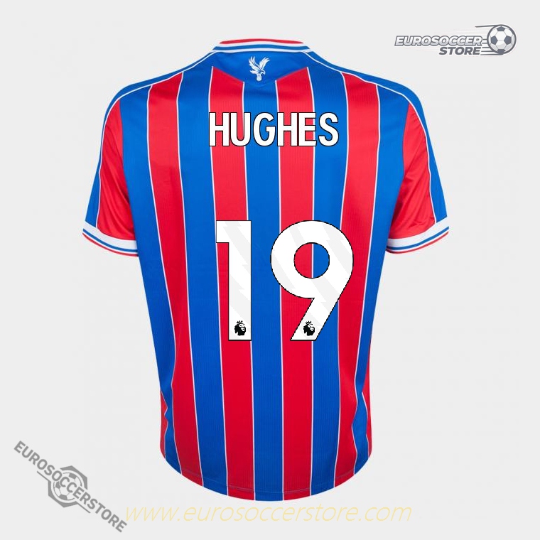 HUGHES' Crystal Palace 25-26 Home Jersey No.19
