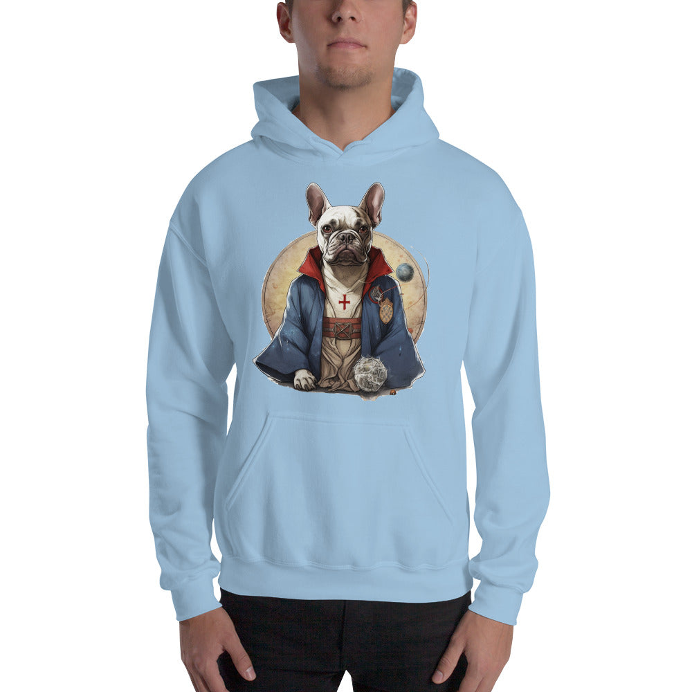 Pet-Lover Frenchie Craze Unisex Hoodie - Plush & Hip Attire For Dog A...