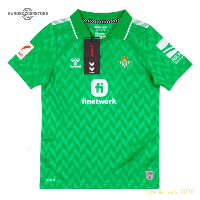 Real Betis Children 2023 Away Jersey Shirt Football Fan Apparel
