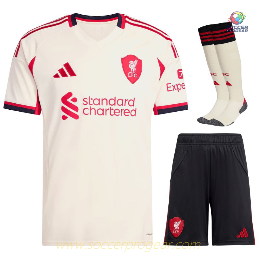 Liverpool Youth Away Soccer Kit Soccer Shirt 2025-26 Edition