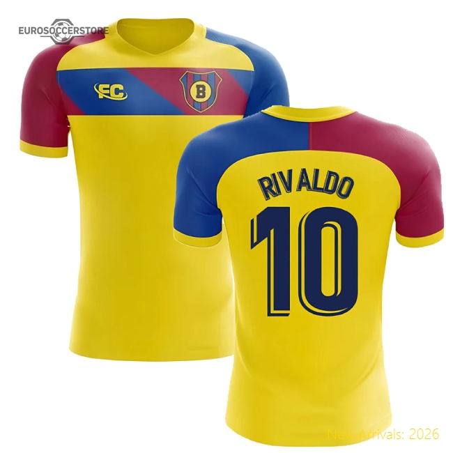 Barcelona Away Durable Jersey Lightweight Comfortable Breathable