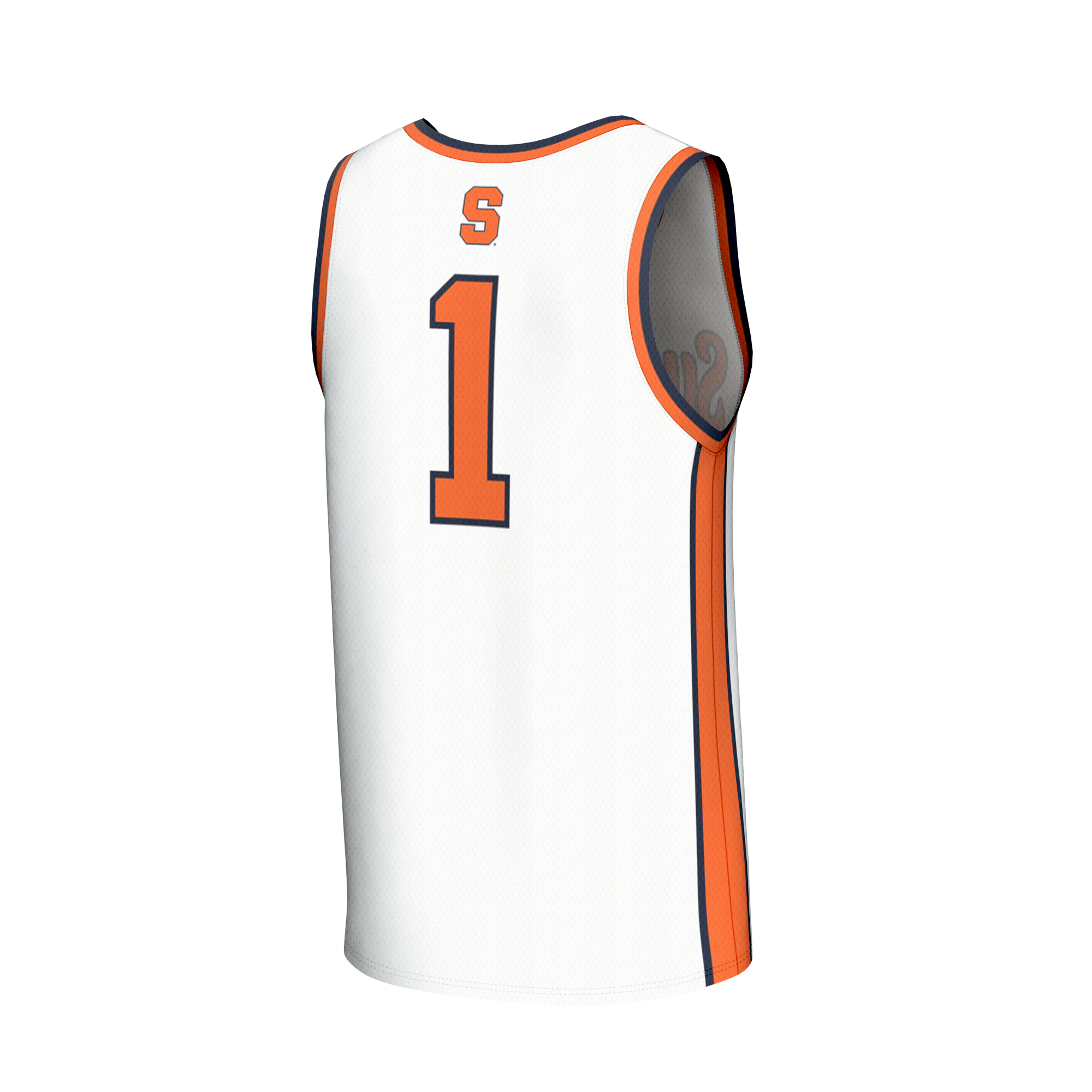 Syracuse Orange GameDay Greats Unisex Lightweight Collegiate Basketball Fashion Jersey - White