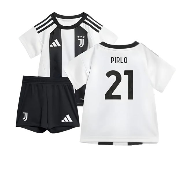 Official 2024-2025 Juventus Home With Vintage Design - Perfect Fit