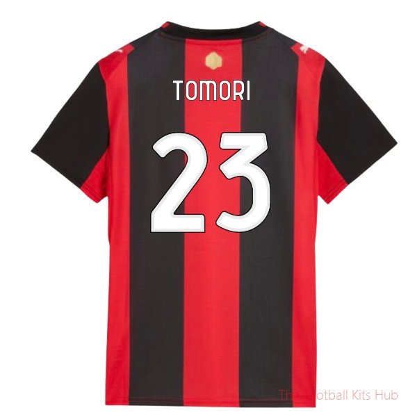 Soccer AC Milan 2026-2027 Home Shirt (Womens) (Tomori 23)