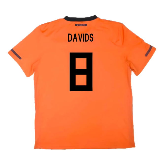 Professional Style Holland Home Pro Level Shirt 2010-2011 (Davids 8)