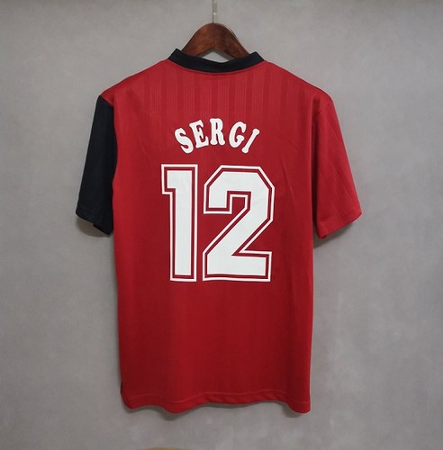 1996 Spain Durable Jersey Euro Euro - Retro Match Quality - Tiki-taka