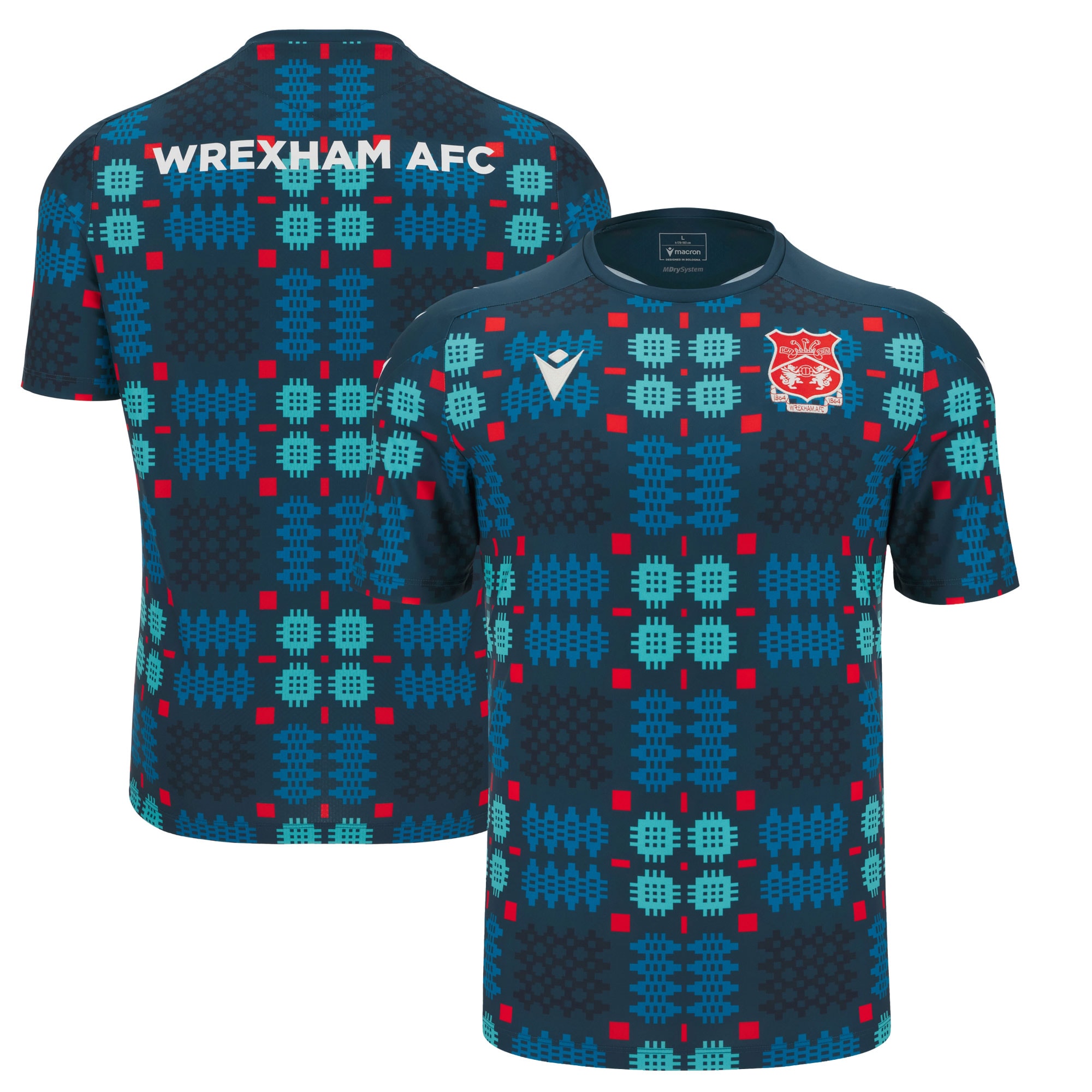 [SJH] Wrexham Warm-Up Jersey Top - Blue