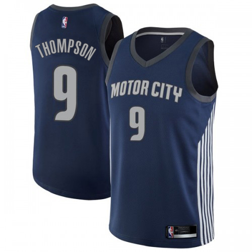 Pistons #9 Ausar Thompson Official 2024 City NBA Jersey - Green