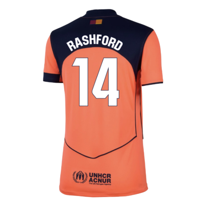 Authentic 2025-2026 Barcelona Third Shirt (Womens) (Rashford 14)
