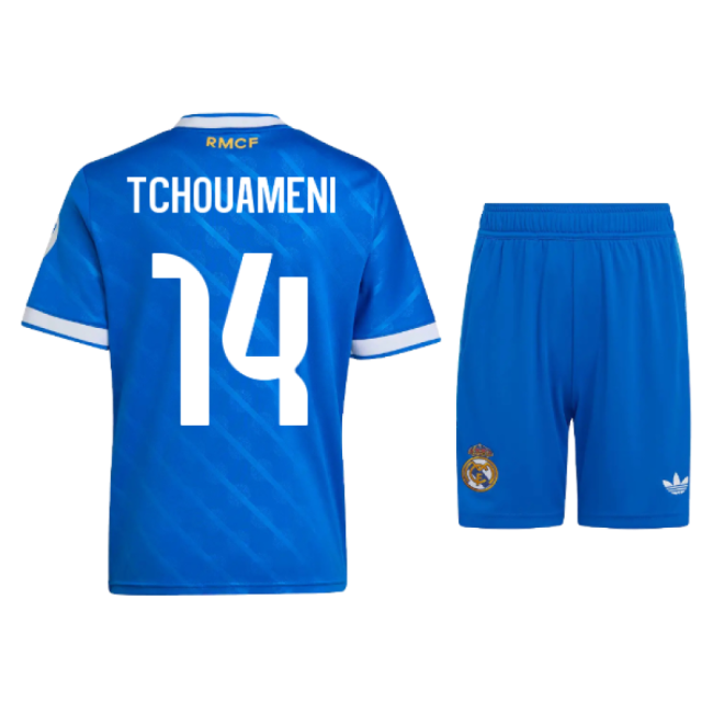 2025-2026 RM Third Football Shirt (Tchouameni 14) Durable Stitching