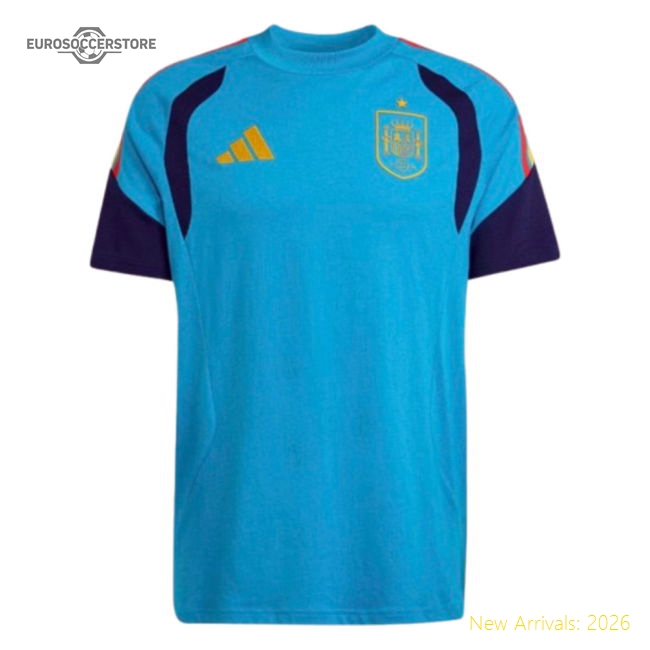 2026/27 Spain Training Tee (bold Aqua) - Euro 2012 Winner