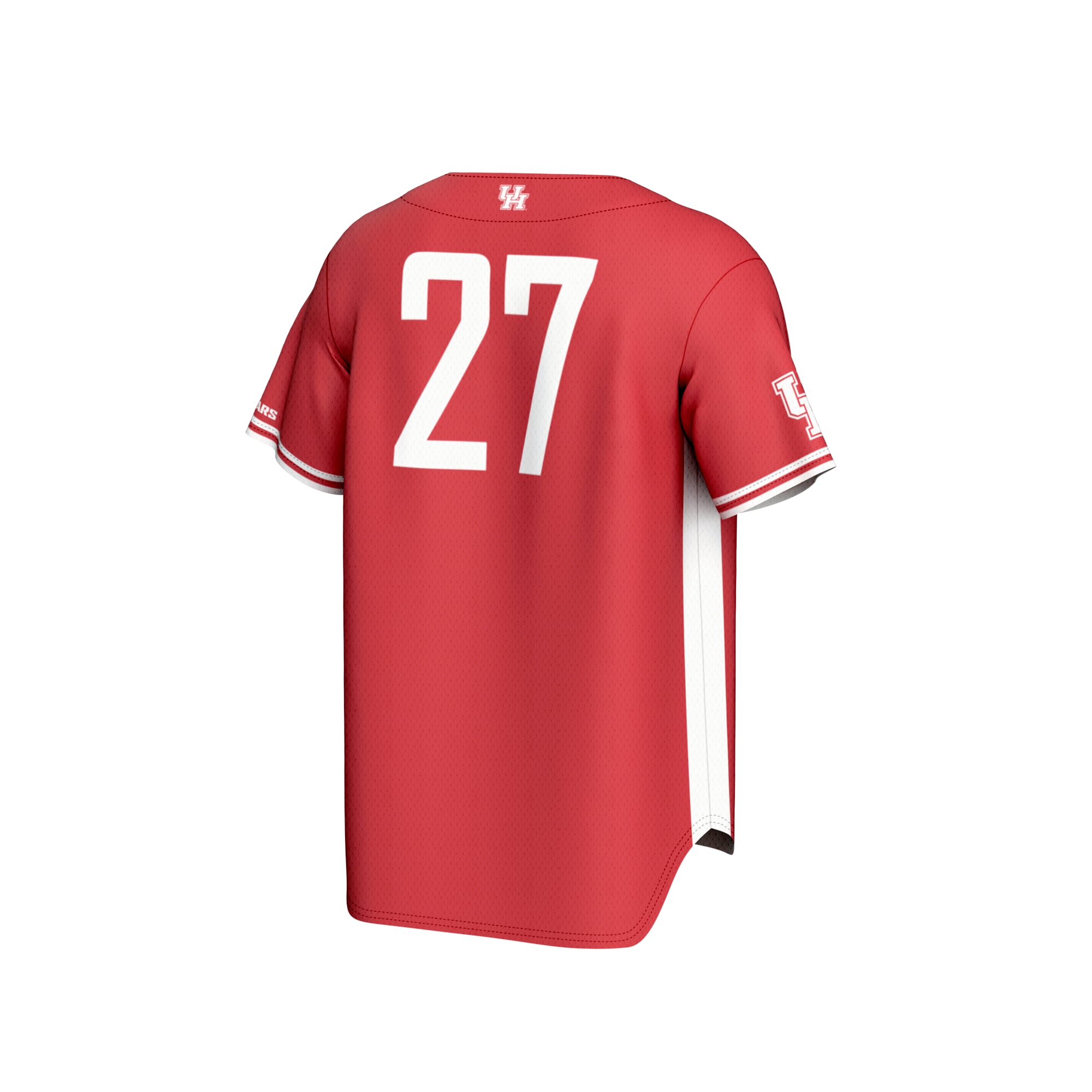 #27 Houston Cougars GameDay Greats Adult Lightweight Collegiate Baseball Fashion Jersey - Red