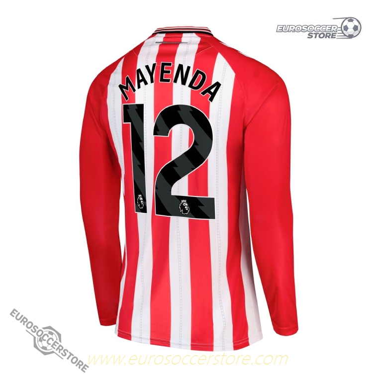 Sunderland 25-26 Home MAYENDA 12 Long-Sleeve Football Jersey