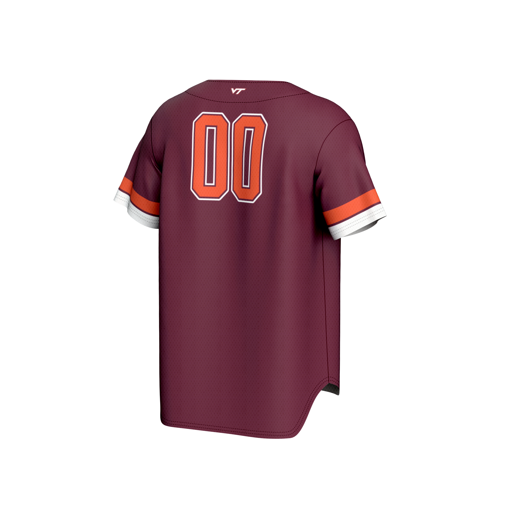 [NJP] Virginia Tech Hokies GameDay Greats Youth Lightweight Collegiate Baseball Fashion Jersey - Maroon