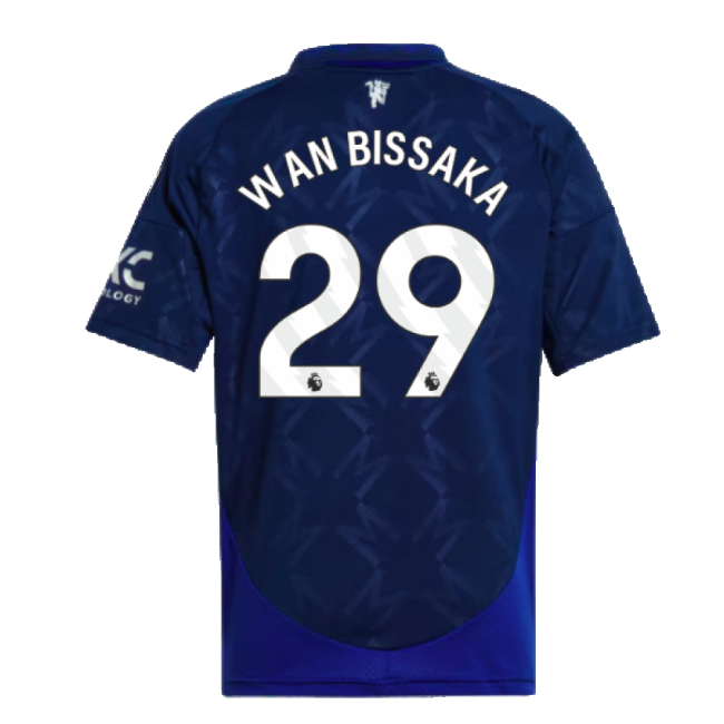 2024-2025 Man Utd Away Shirt (kids) (wan Bissaka 29) - Excellent Value