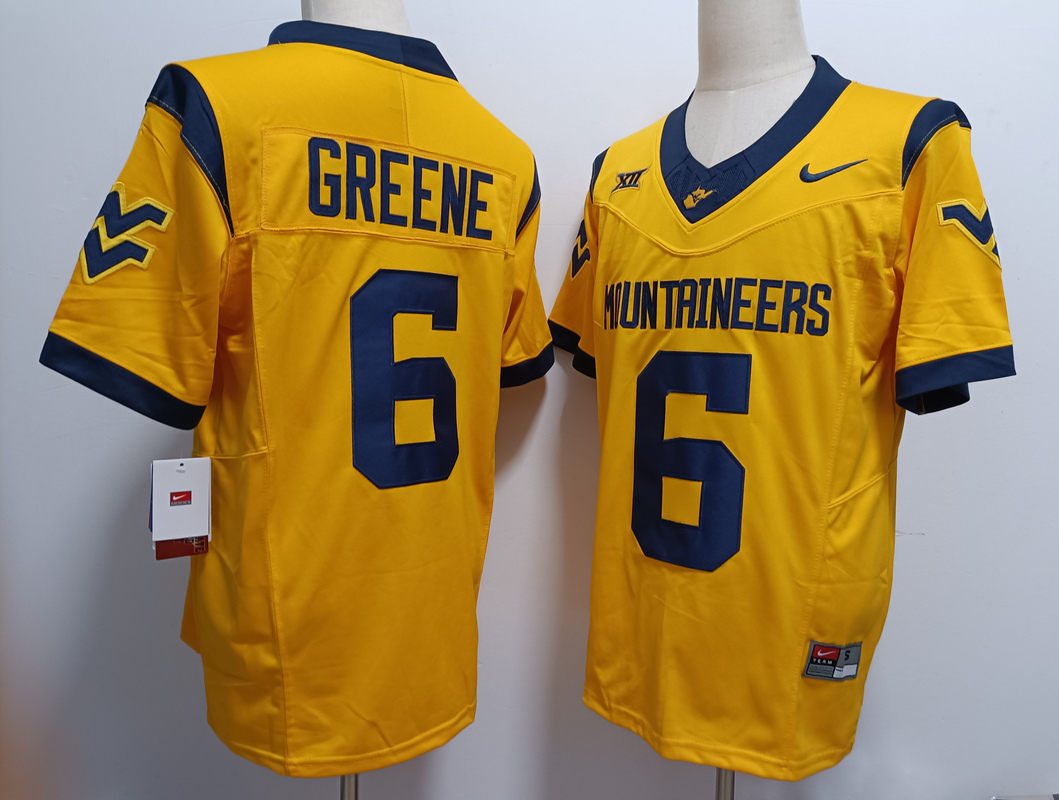 Men's None Green 2024 authentic Garrett Greene #6 team authorized