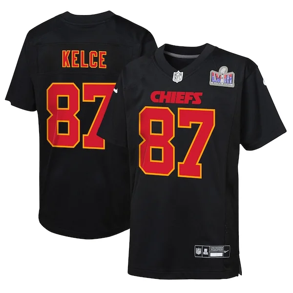 Kansas City Chiefs Game NFL Jersey - Black | Authentic Football App...