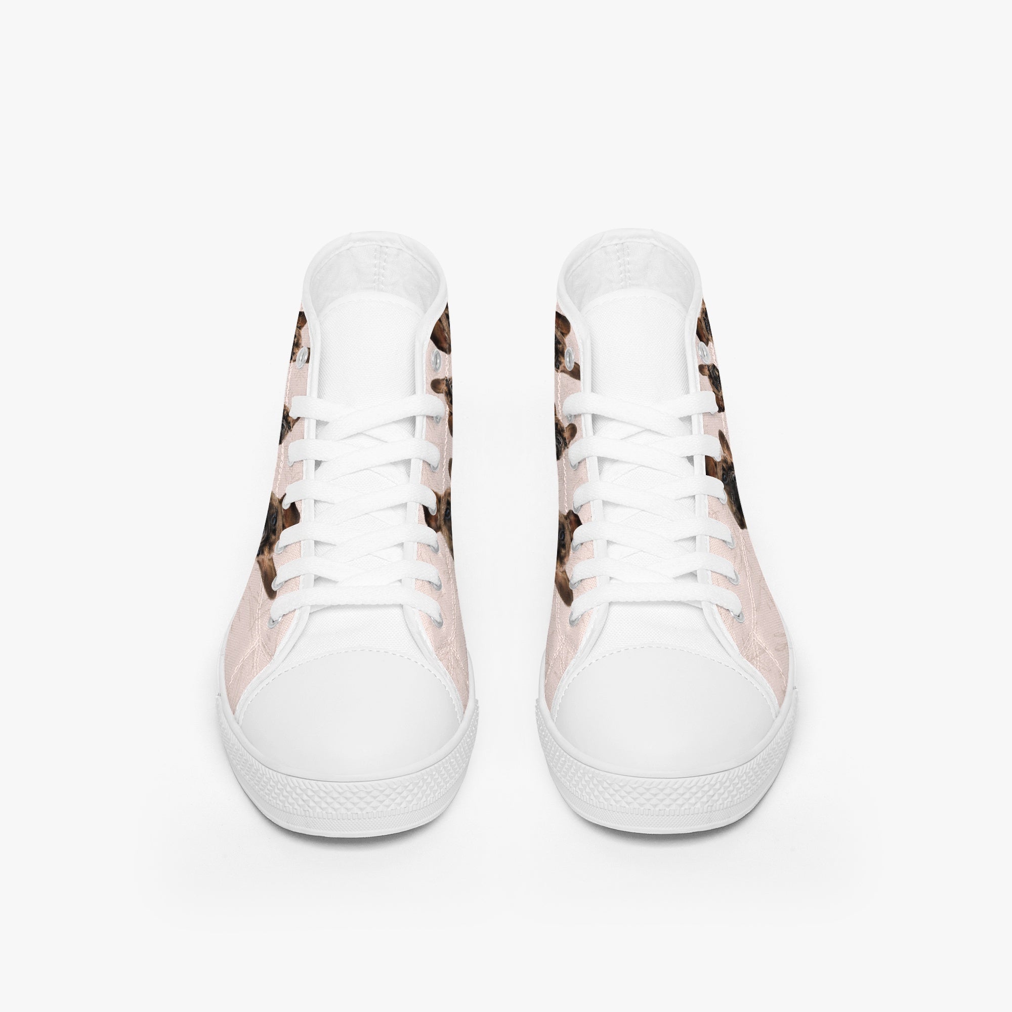 French Bulldog Lover Phoebe Personalized Classic High Top Canvas Shoes Casual Footwear