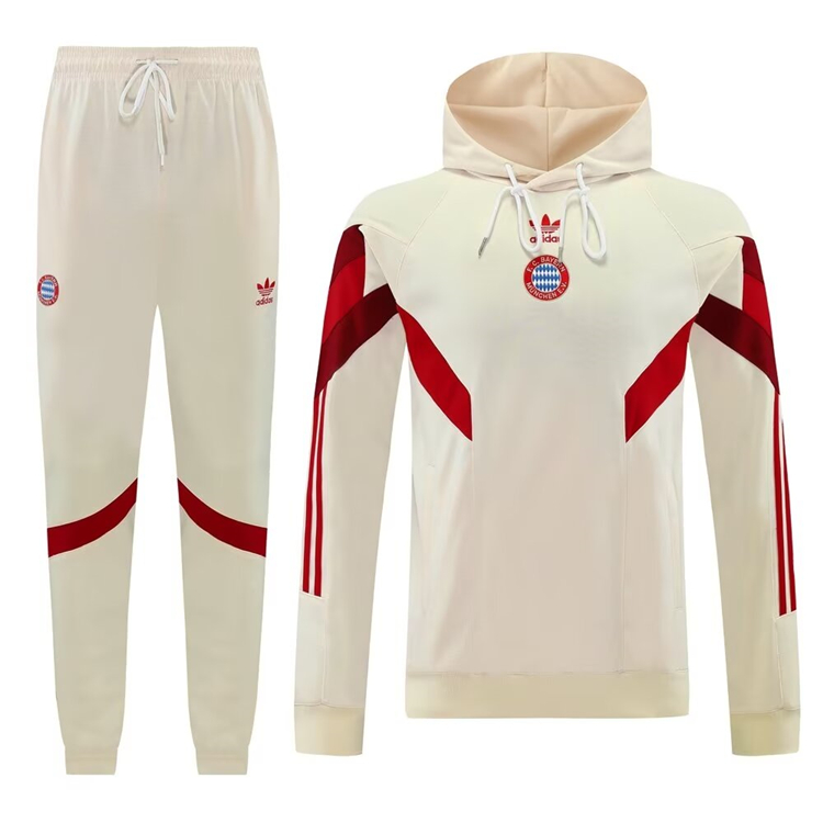 Bayern Munich 2425 Beige Hoodie - Official Replica 12600