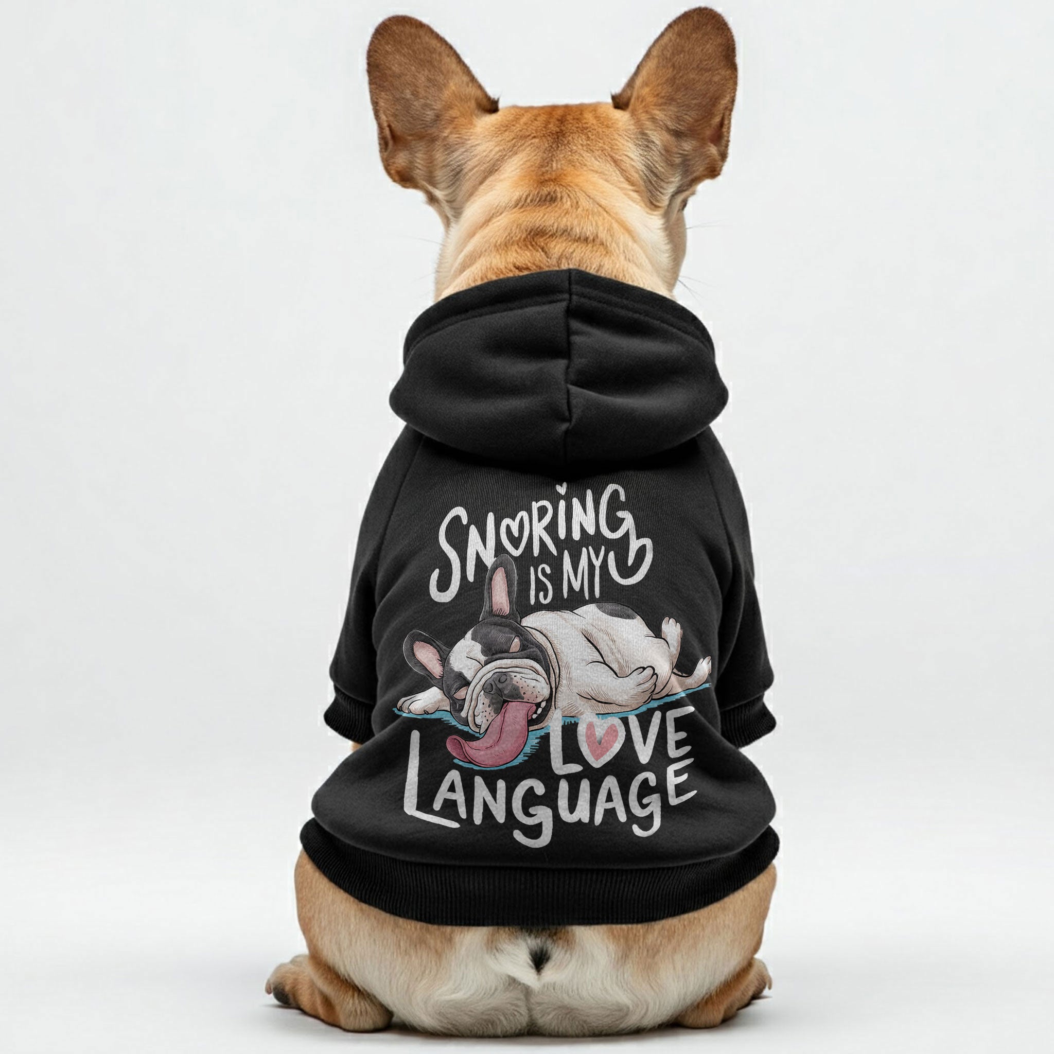 Premium My Language - Personalized French Bulldog Hoodies With Funny ...